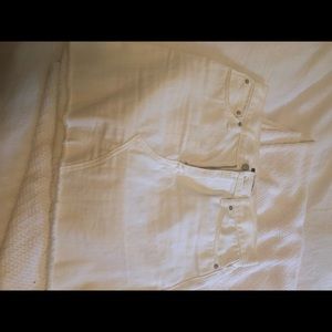 White Jcrew skirt